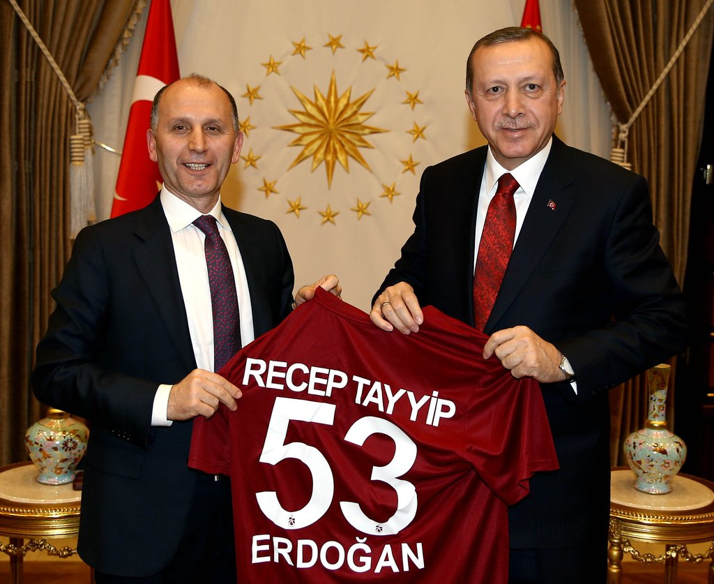 Usta Cumhurbaşkanı Erdoğan'ı ziyaret etti
