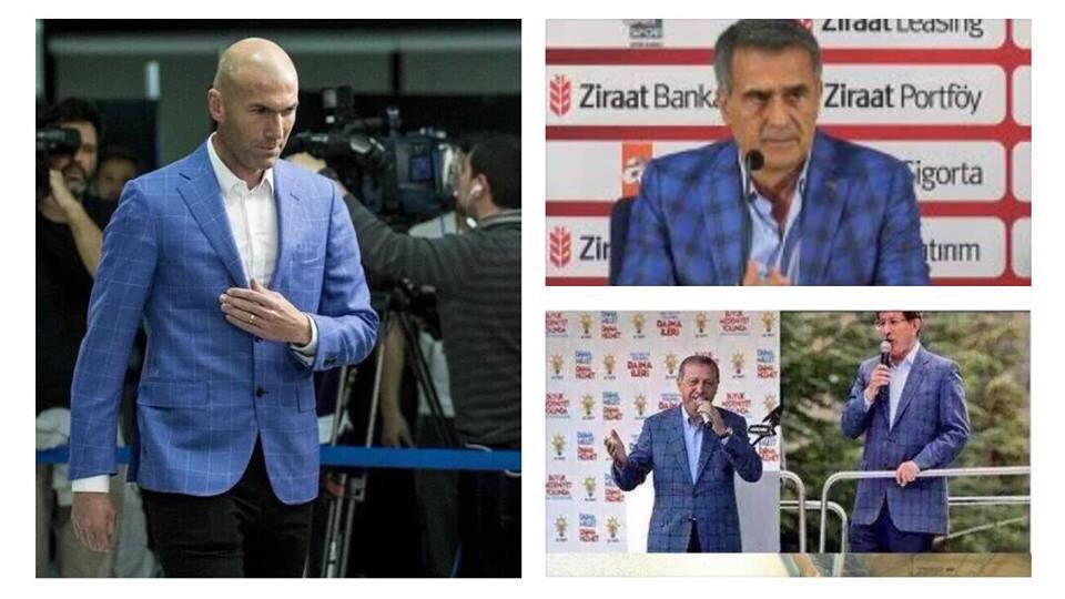 Sosyal medyada Zidane'ın ekose ceketi konuşuluyor