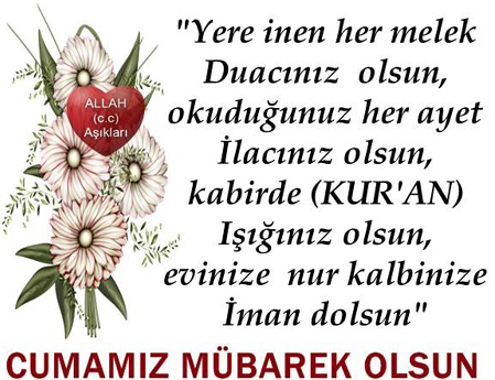 cuma günü dualı mesajları