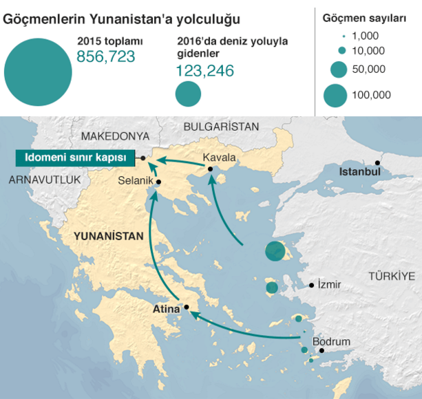 Brüksel Zirvesi mülteci haritası