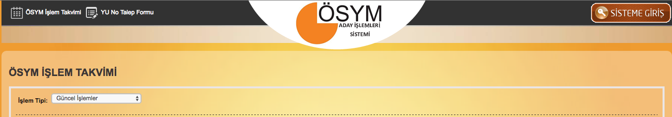 KPSS başvuru yapma ekranı 2016 ösym ais