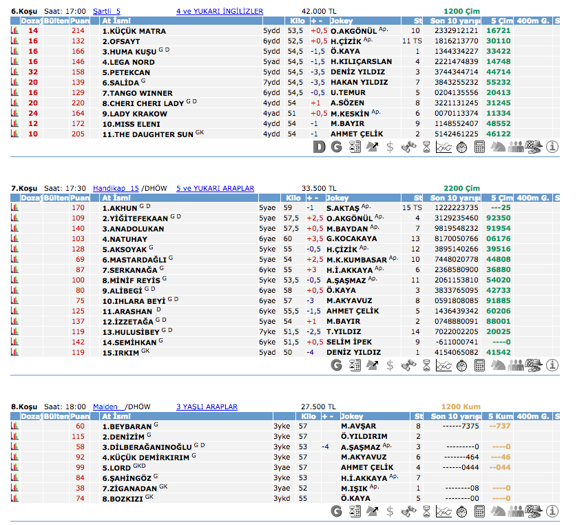 12 Mayıs 2016 Perşembe Ankara at yarışı bülteni ve tahminleri