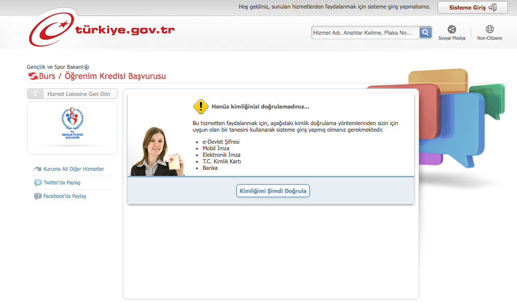 Kyk Burs Basvuru E Devlet Giris Sayfasi Nasil Yapilir Internet Haber