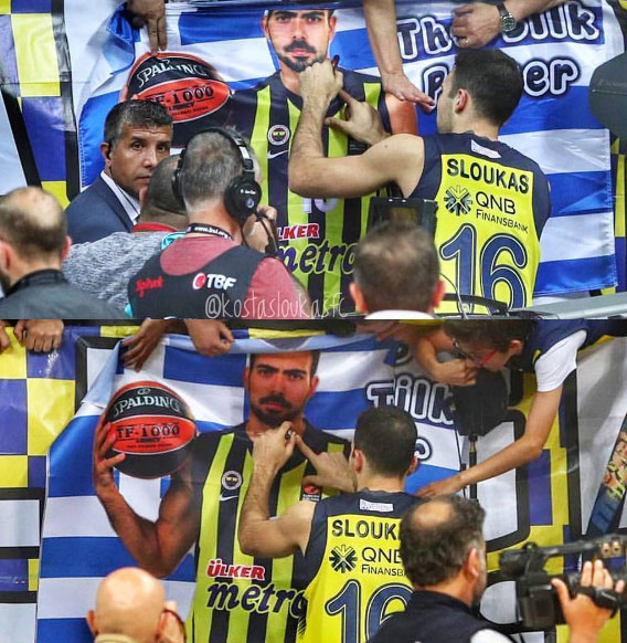 Fenerbahçe taraftarı Komşu'ya ders verdi!
