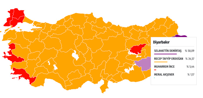 HDP oy oranı Diyarbakır barajı geçiyor mu