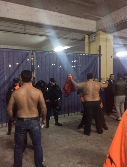 İspanyol polisinden G.Saraylılara terörist muamelesi