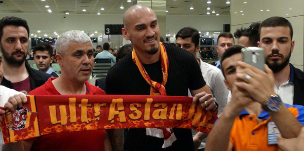 Galatasaray'ın yeni transferi İstanbul'da
