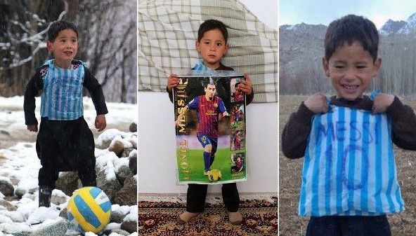 Messi'den küçük Afganistanlı Ahmadi'ye davet