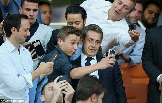 Nicolas Sarkozy Camp Nou