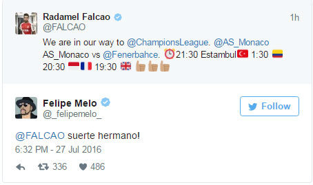 Felipe Melo'dan Fenerbahçe tweeti