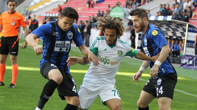 Kayseri Erciyesspor ile Şanlıurfaspor