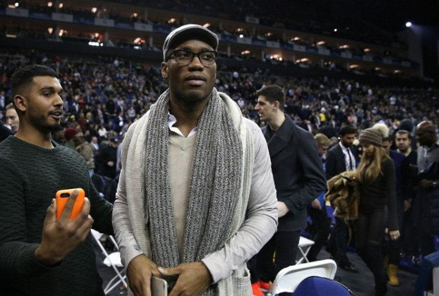 Yetenek abidesi Drogba parkede şov yaptı