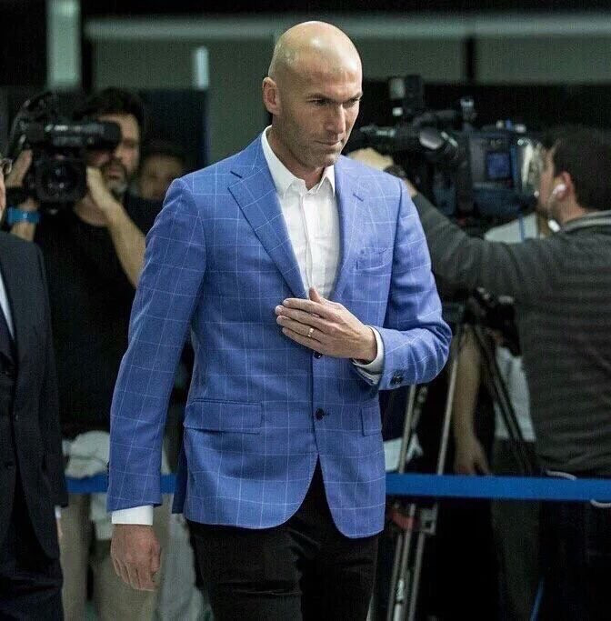 Sosyal medyada Zidane'ın ekose ceketi konuşuluyor