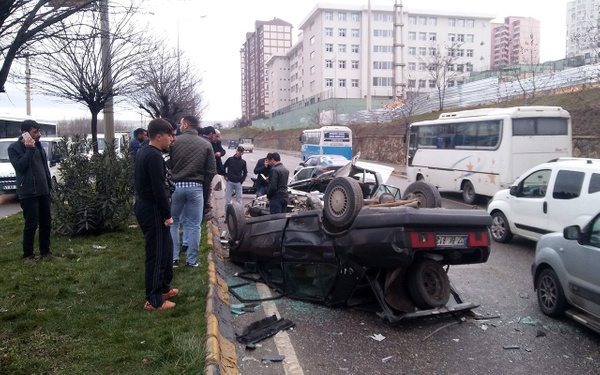 Gaziantep'te akılalmaz kaza: 7 metreden aracın üzerine uçtu! - Sayfa 2