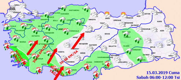 Meteorolojiden yurt genelinde yağış uyarısı (15 Mart Cuma) - Sayfa 3