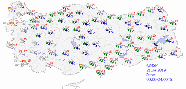 Dikkat: Meteorolojiden Ã§ok sayÄ±da kente uyarÄ±! - Sayfa 8