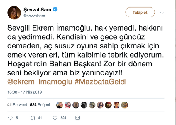 Ekrem İmamoğlu'nun mazbata alışını kutlayan ünlüler sosyal medyayı yıktı! - Sayfa 4