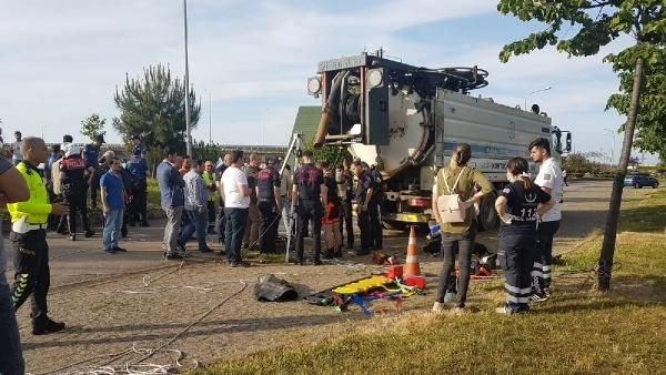 Trabzon'da kanalizasyon çukuruna düşen işçi kayboldu - Sayfa 1