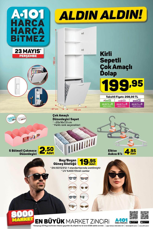 A101'de Ramazan indirimi devam ediyor! İşte A101 23 Mayıs 2019 indirim ve aktüel ürünler kataloğu - Sayfa 3