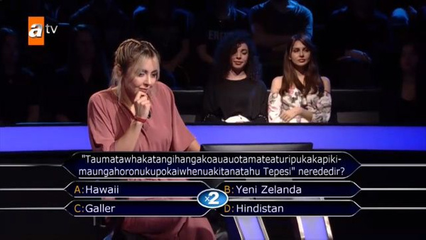 Taumata tepesi nerededir Kim Milyoner Olmak İster'de şaşkına çeviren soru - Sayfa 3