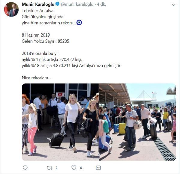 Antalya turizminde yeni rekor - Sayfa 2