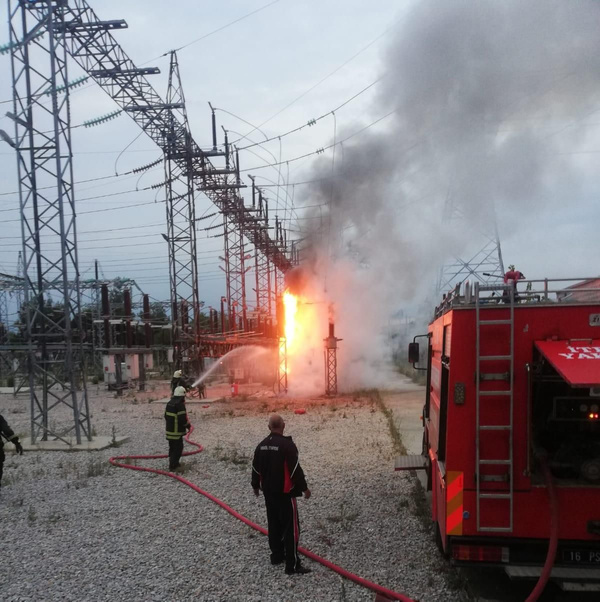 Bursa'da trafo merkezinde yangın - Sayfa 1
