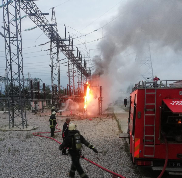 Bursa'da trafo merkezinde yangın - Sayfa 3