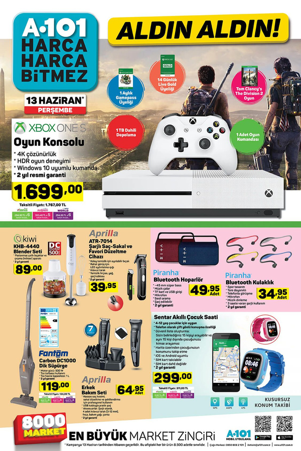 A101'de karne hediyesi ve 'Babalar Günü' fırsat kataloğu İşte A101 13 Haziran 2019 aktüel ve indirimli ürünler kataloğu - Sayfa 3