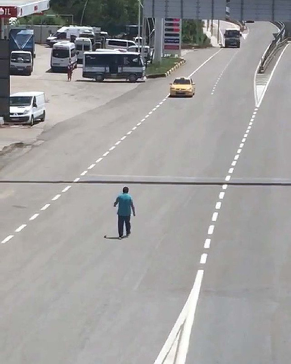 Kırıkkale'de karayolunda tehlikeli yürüyüş - Sayfa 3