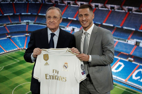 Real Madrid Eden Hazard'ı tanıttı yer yerinden oynadı - Sayfa 1