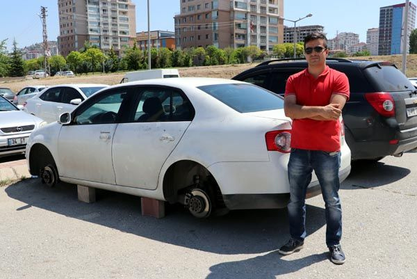 Ankara'da park halindeki otomobilin 4 lastiği çalındı - Sayfa 3