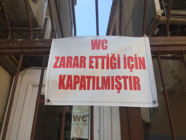 Giderlerini karşılayamayan umumi tuvalet iflas etti - Sayfa 1