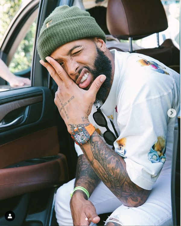 Futbol oyuncusu Odell Beckham Jr. ile yakalanan Polyxeni Ferfeli'nin zor anları - Sayfa 1