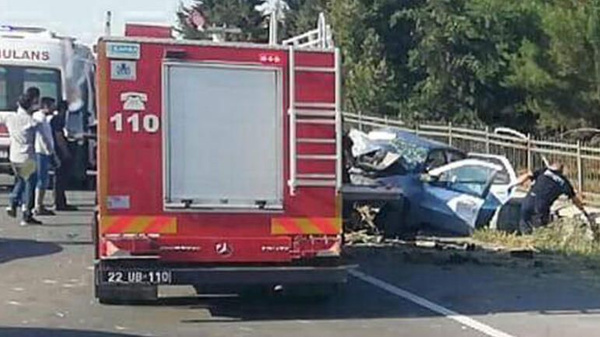 Edirne'de feci kaza : 4 ölü, 2 yaralı - Sayfa 2