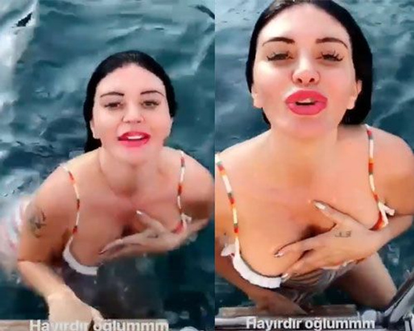 Ebru Polat elbiseyle denize girdi takipçileri 'bu kadarı yetti' deyip isyan etti - Sayfa 3