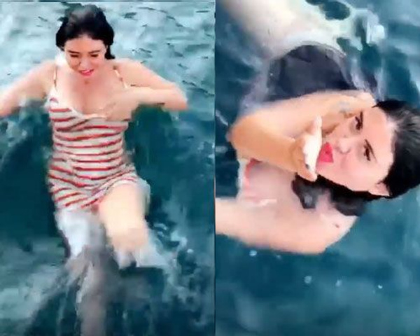 Ebru Polat elbiseyle denize girdi takipçileri 'bu kadarı yetti' deyip isyan etti - Sayfa 4