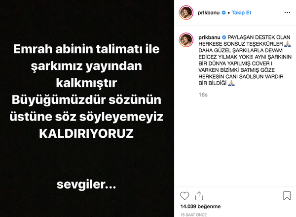 Banu Parlak ve şarkıcı Emrah'ın 'Belalım Benim' kavgası! Emrah klibi kaldırtınca sitem etti - Sayfa 3