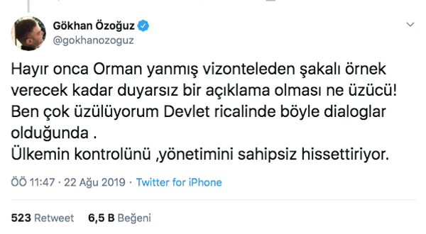 Bakan Bekir Pakdemirli'nin İzmir orman yangını için 'Vizontele' örneğine Gökhan Özoğuz tepkisi - Sayfa 5