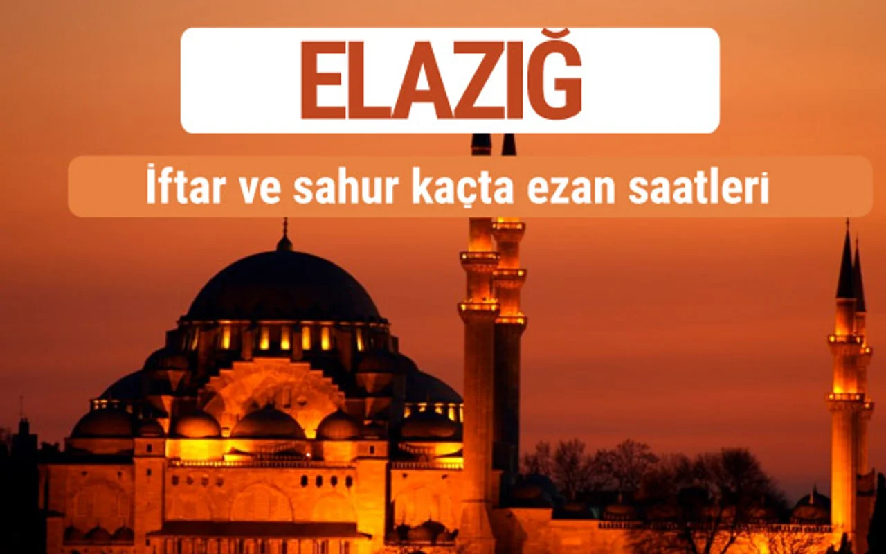 2018 Imsakiye Elazig Sahur Imsak Vakti Iftar Ezan Saatleri Internet Haber