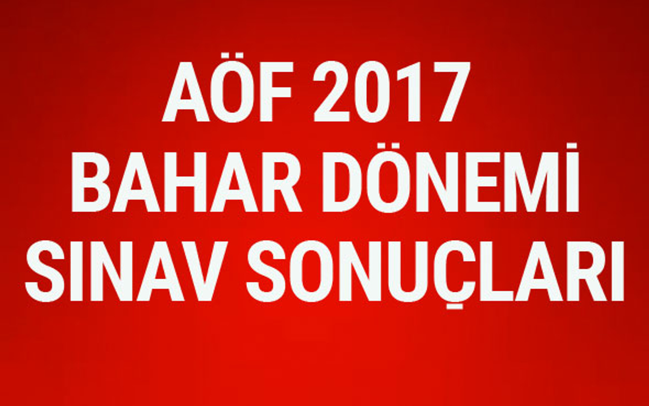 AÖF sınav sonuçları anadolu.edu sorgulama ekranı ...