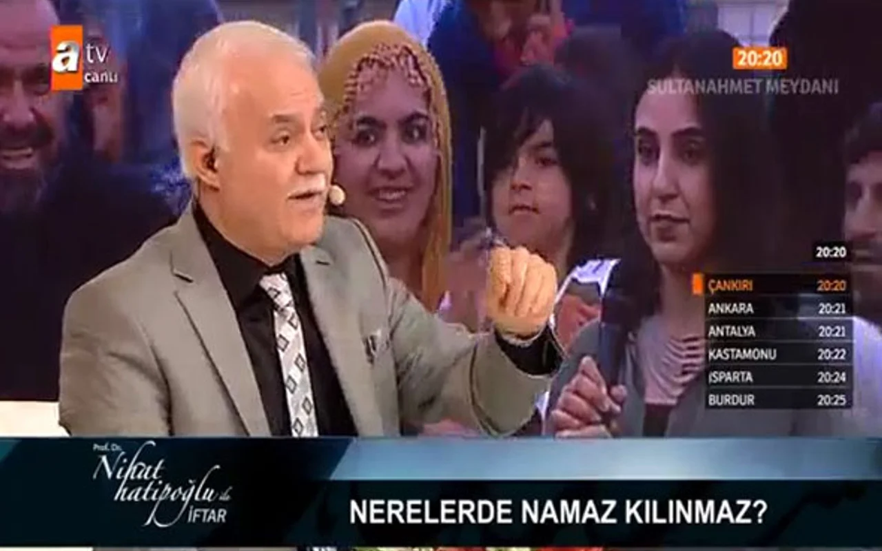 Nihat Hatipoglu Cevapladi Nerelerde Namaz Kilinmaz Internet Haber