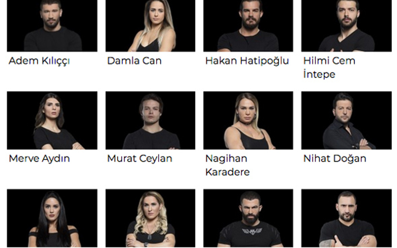 survivor yunanistan 2018 kadrosu