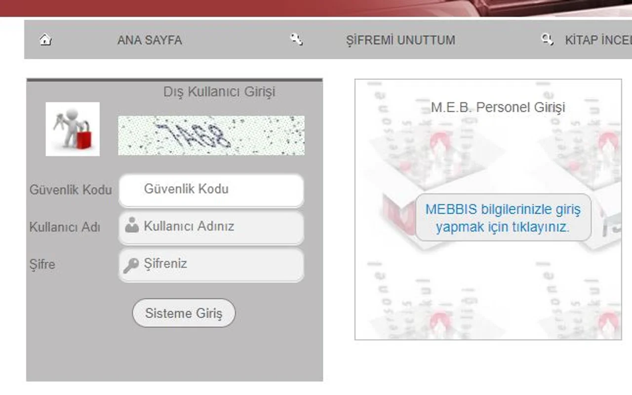 E Mufredat Meb Personel Girisi Ekrani Erisim Hatasi Internet Haber