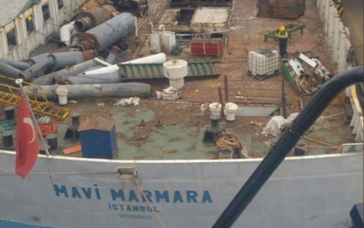 İşte İsrail�in 10 kişiyi katlettiği Mavi Marmara�nın son hali