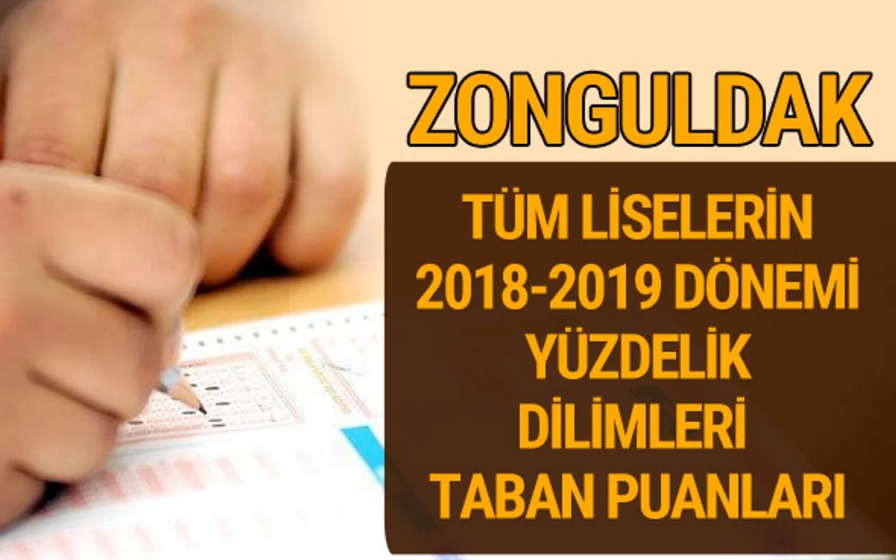 Zonguldak Lise Taban Puanlari 2018 2019 Nitelikli Okullar Lgs Yuzdelik Dilimleri Internet Haber