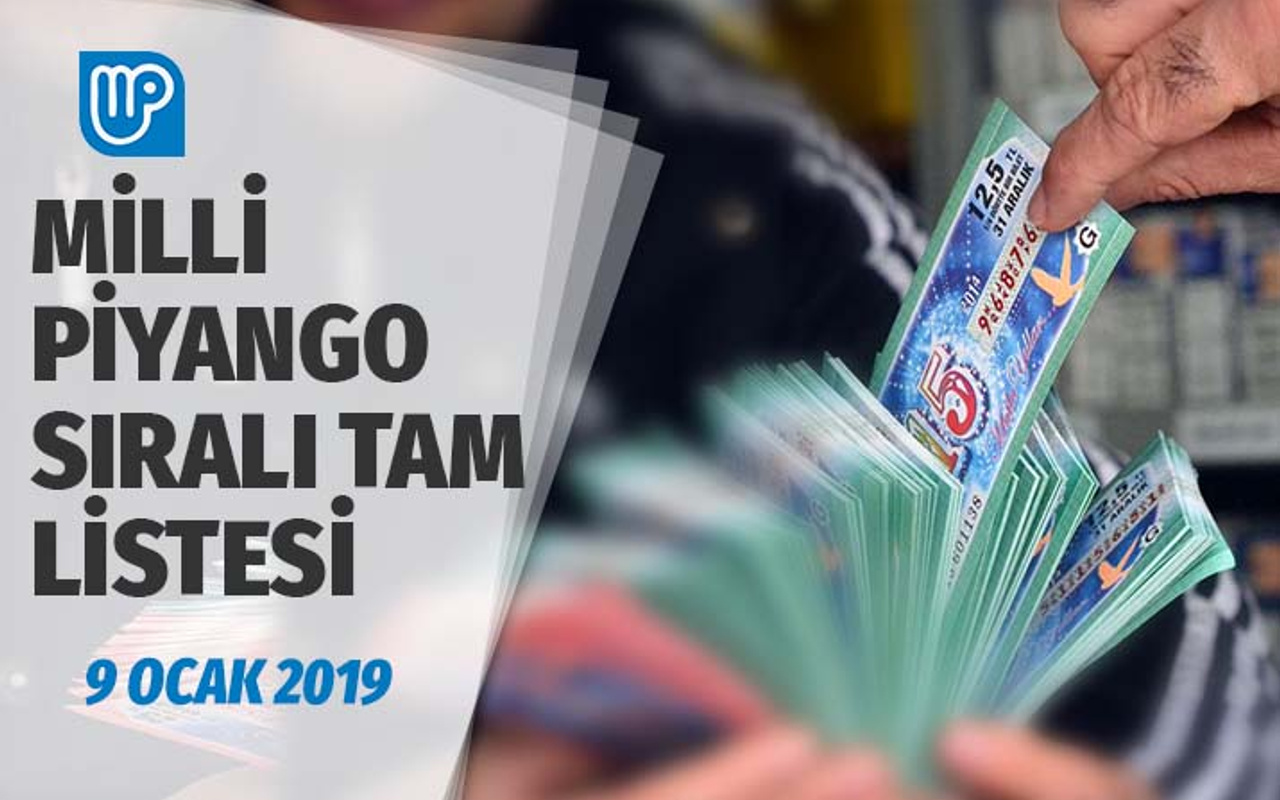 baş belası betül 9 Ocak 2020 Milli Piyango çekiliş sonuçları sorgulama mpi.gov ...