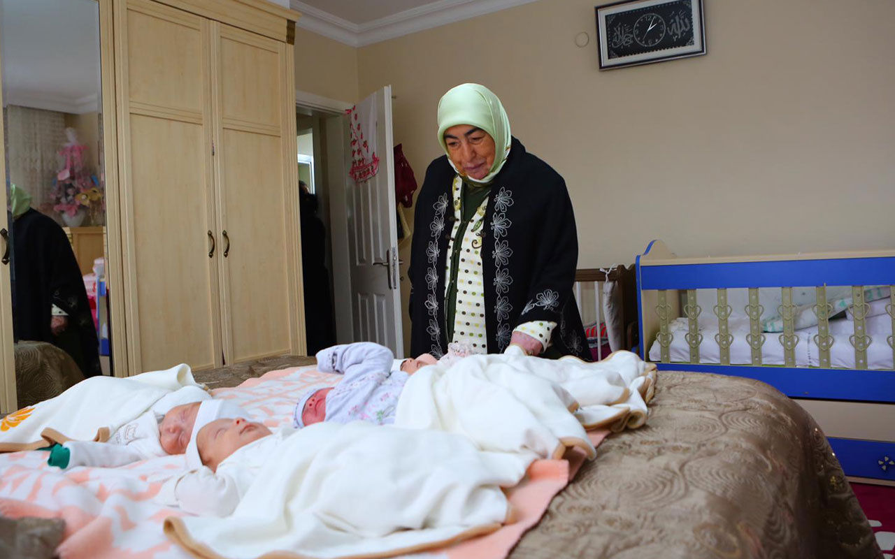 Binali Yıldırım'ın eşi Semiha Yıldırım beşiz bebekleri ...