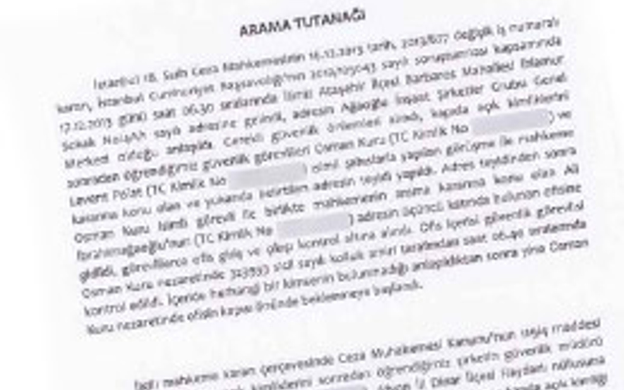 agaoglu polis tutanaklarini yayimladi internet haber
