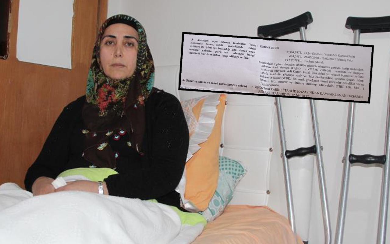 Bingöl�de kazada ölümden döndü! Eve gelen kağıtla dünyasına başına