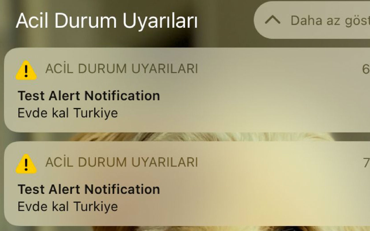 iphone kullanicilarina evde kal turkiye mesaji internet haber